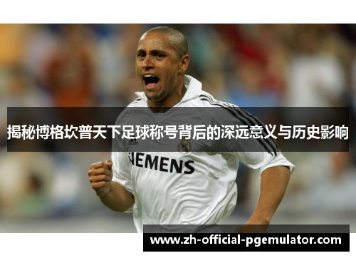 揭秘博格坎普天下足球称号背后的深远意义与历史影响