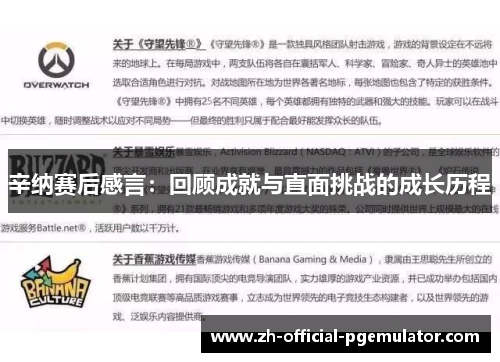 辛纳赛后感言：回顾成就与直面挑战的成长历程